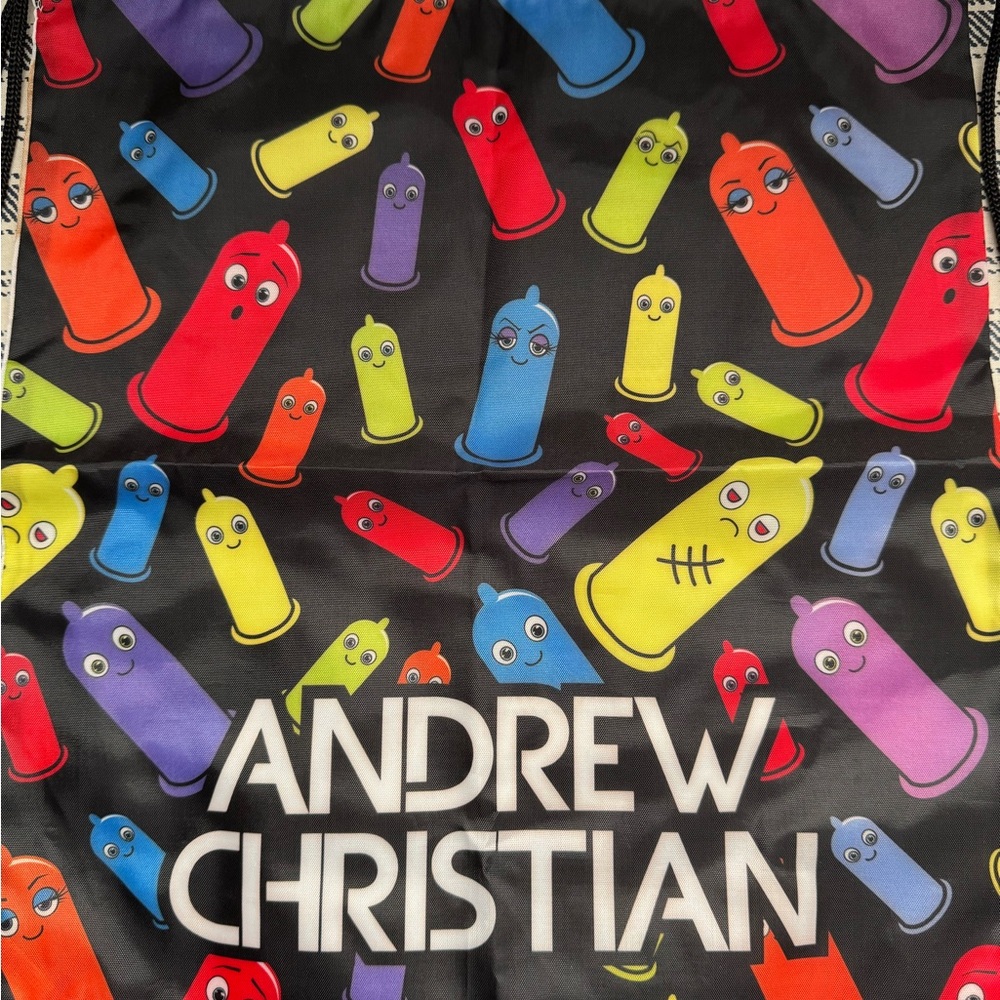 Andrew Christian Colorful Cartoon Backpack
